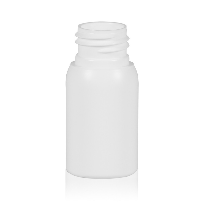 30 ml round white HDPE bottle 24.410